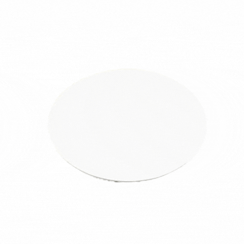 Bar Lux Round White Paper Coaster - 3 1/2" - 100 count box