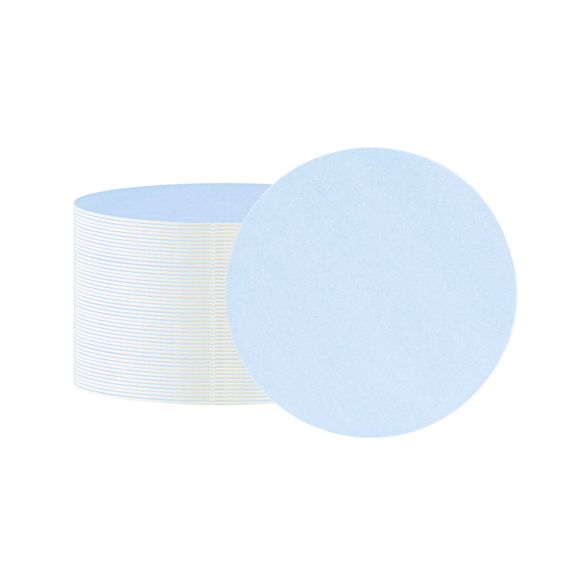 Bar Lux Round Blue Paper Coaster - 4" - 100 count box