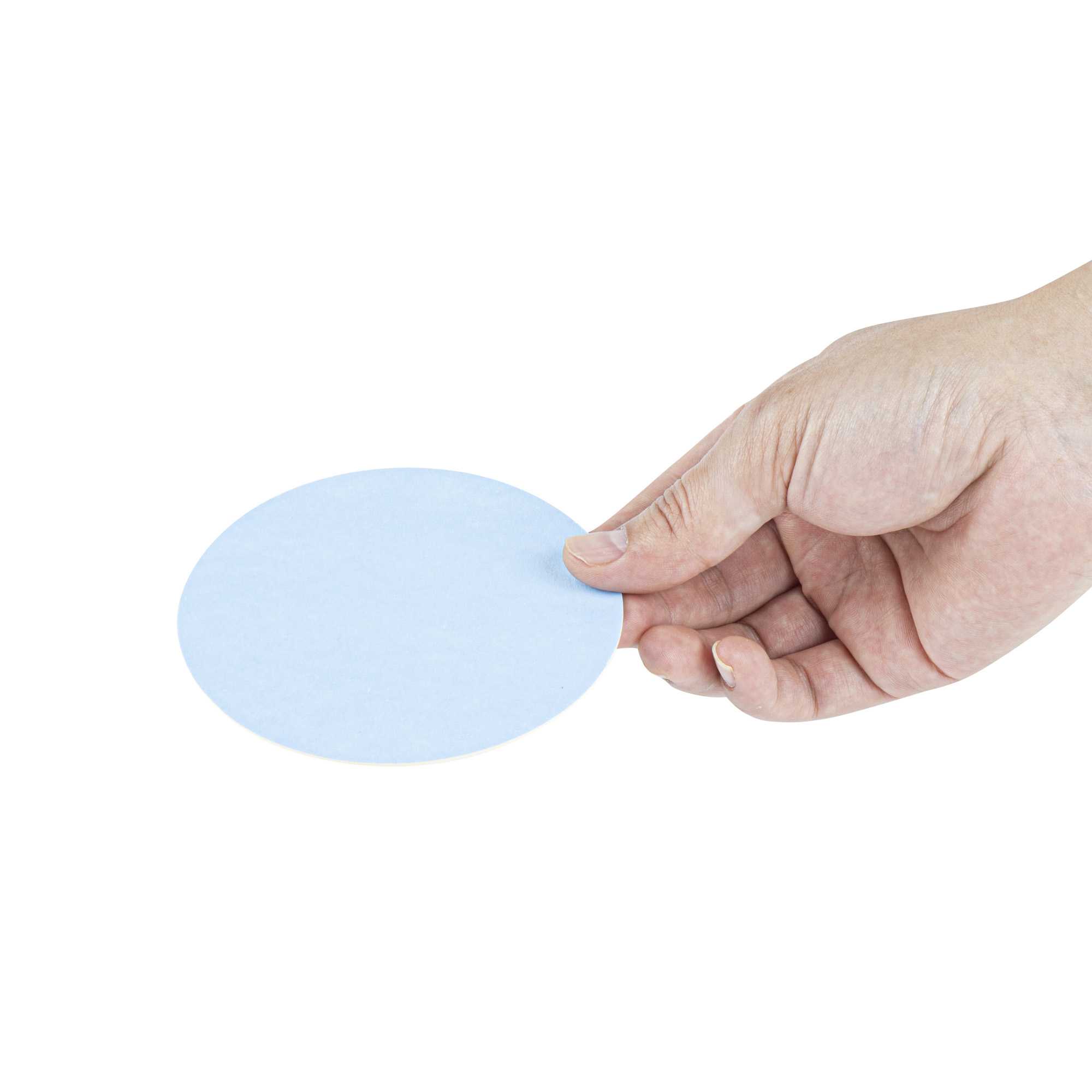 Bar Lux Round Blue Paper Coaster - 4" - 100 count box
