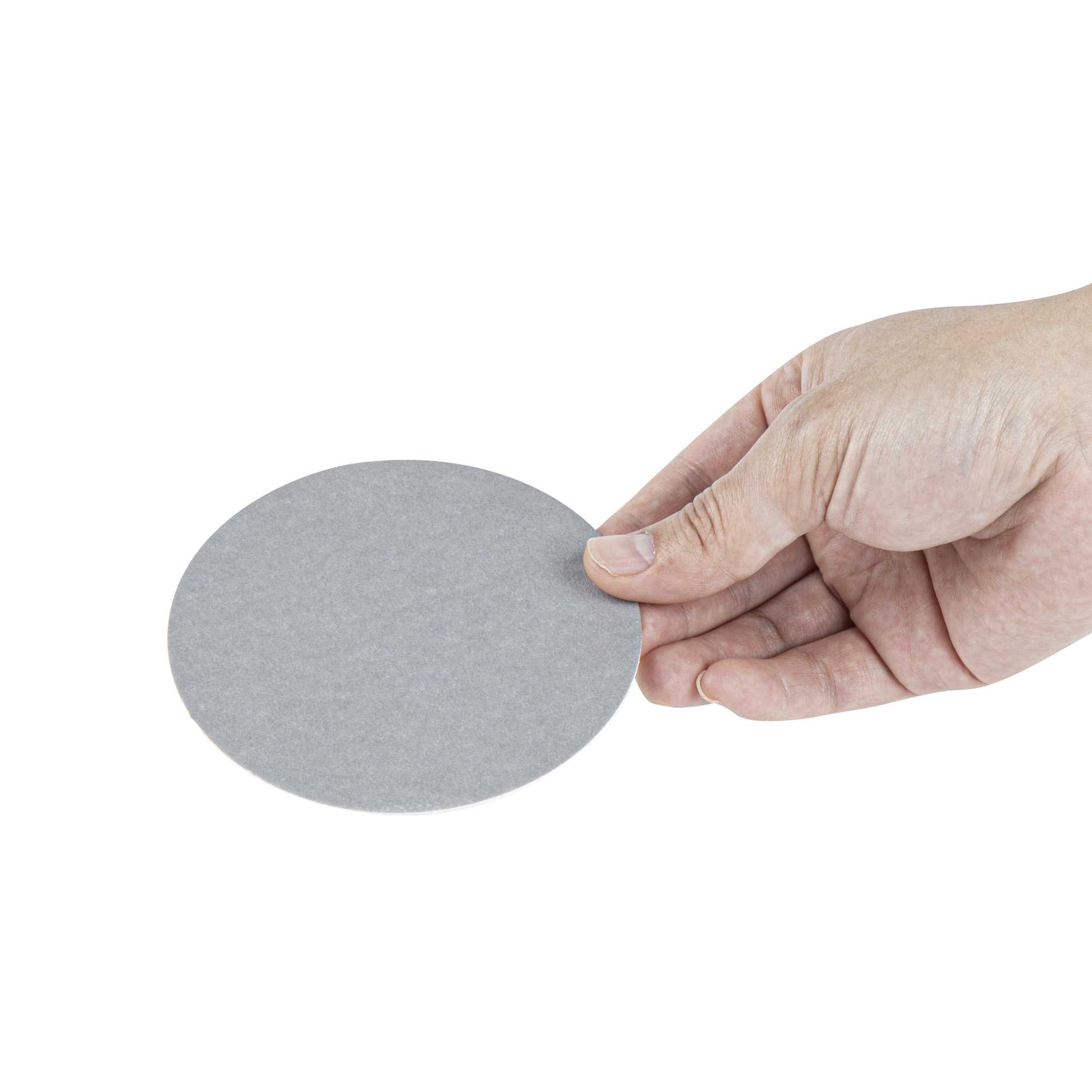 Bar Lux Round Gray Paper Coaster - 4" - 100 count box