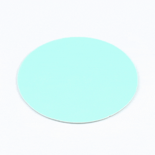Bar Lux Round Turquoise Paper Coaster - 4" - 100 count box