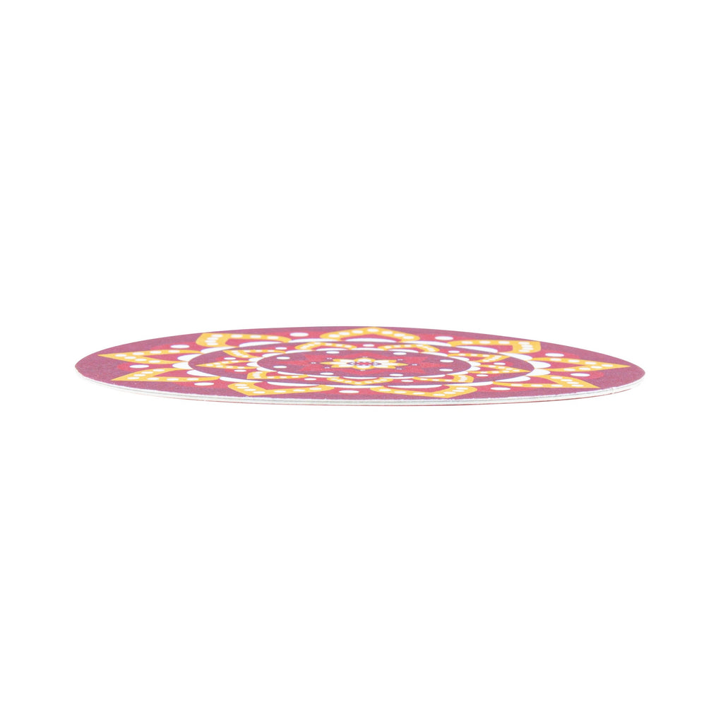Bar Lux Round Floral Paper Coaster - 6 Assorted Designs - 3 1/2" - 480 count box