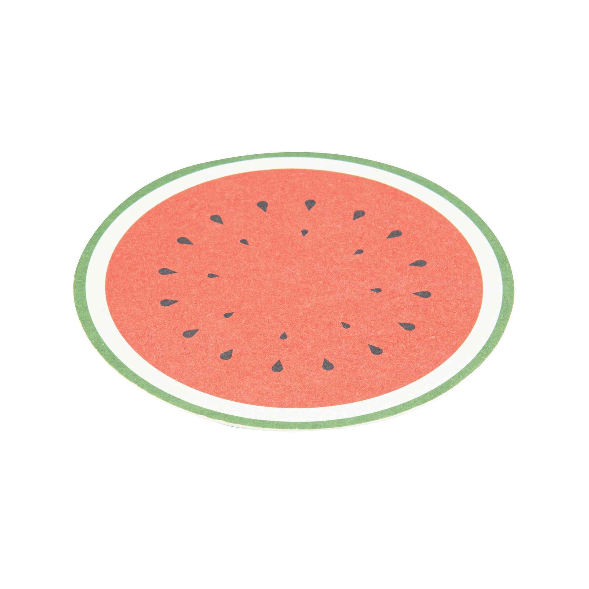 Bar Lux Round Fruit Paper Coaster - 6 Assorted Designs - 3 1/2" - 48 count box