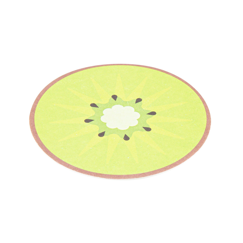 Bar Lux Round Fruit Paper Coaster - 6 Assorted Designs - 3 1/2" - 480 count box