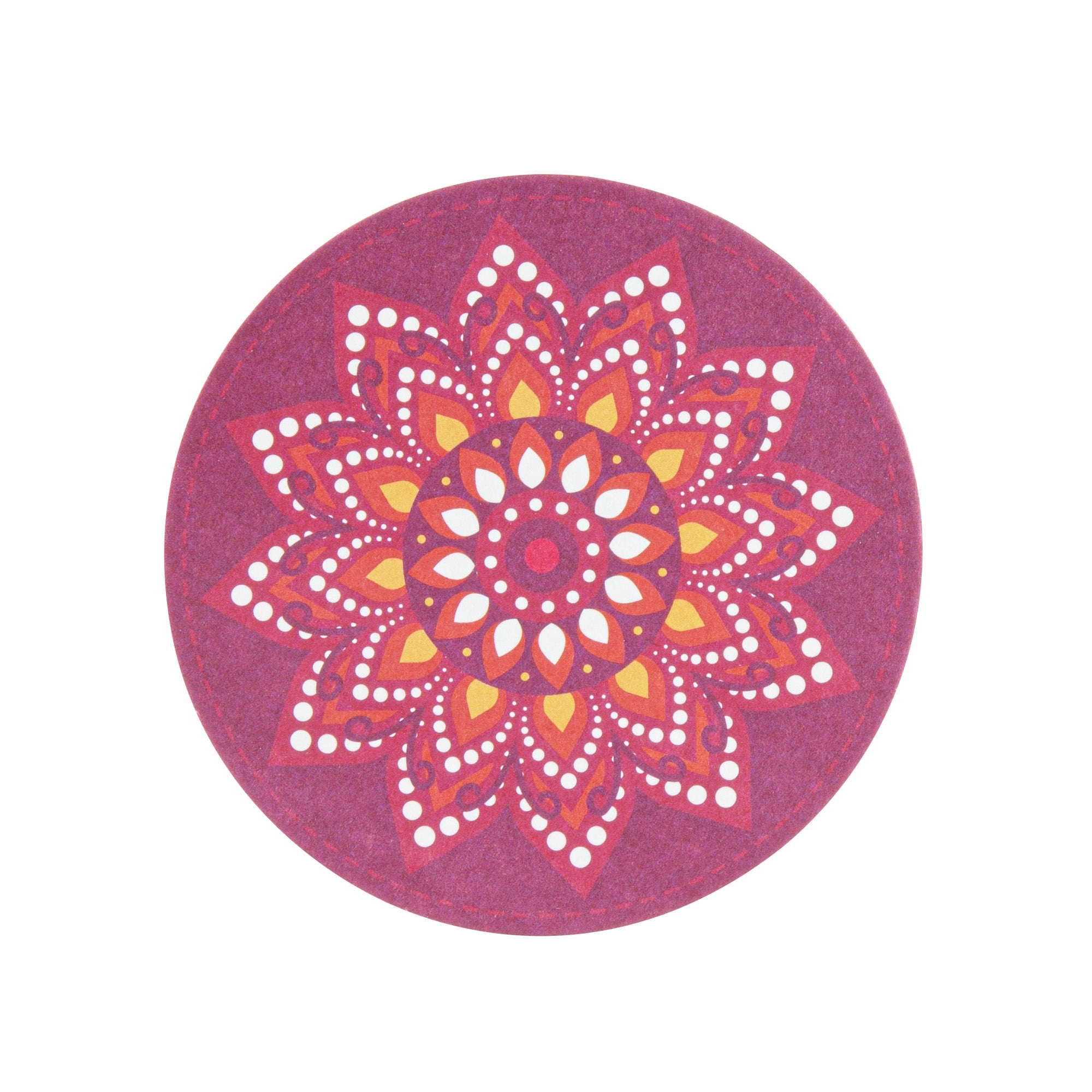 Bar Lux Round Floral Paper Coaster - 6 Assorted Designs - 4" - 48 count box