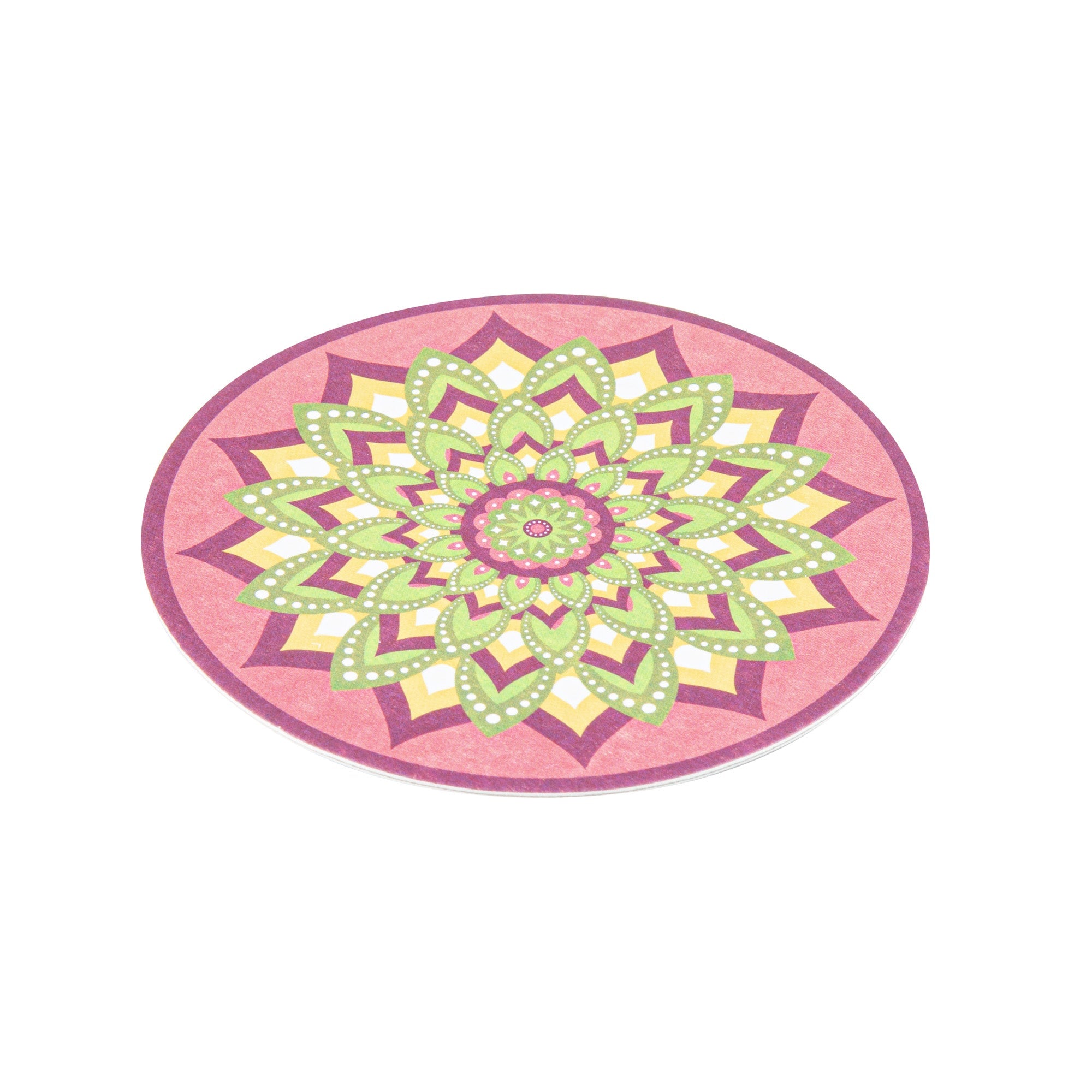 Bar Lux Round Floral Paper Coaster - 6 Assorted Designs - 4" - 480 count box