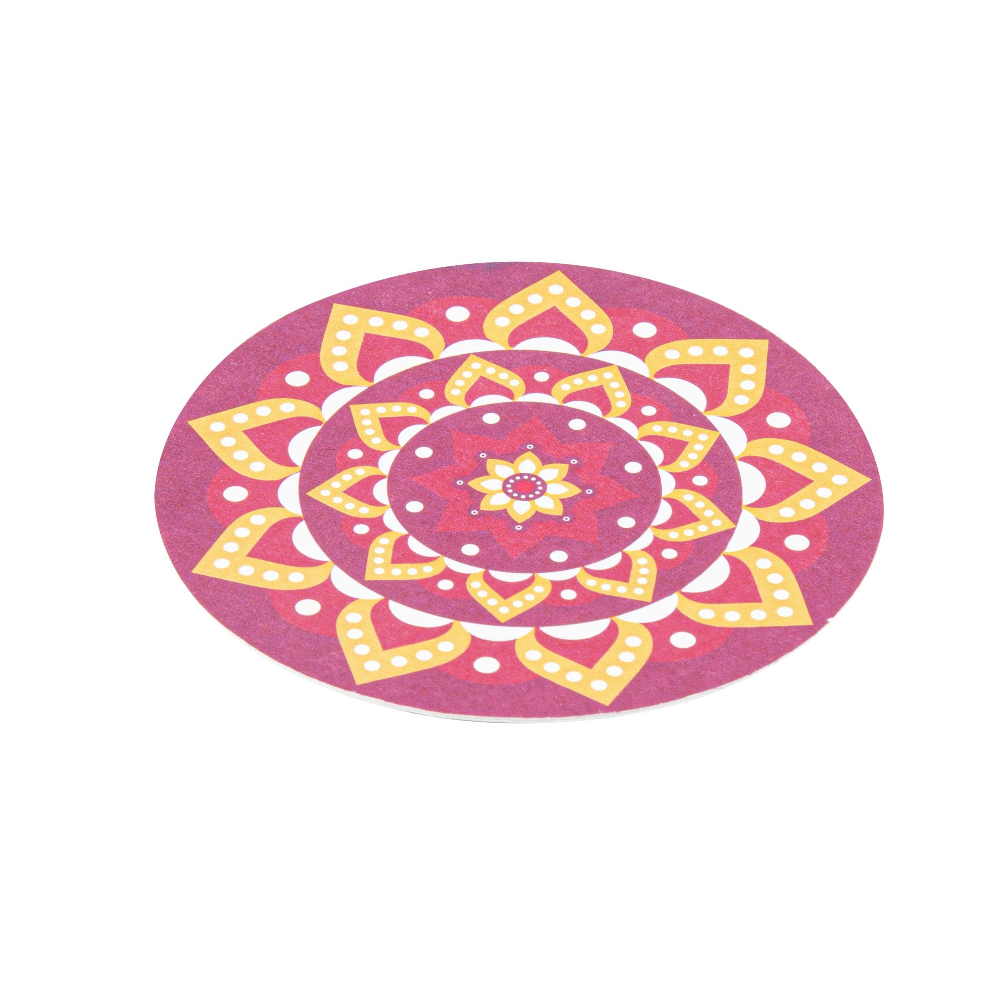 Bar Lux Round Floral Paper Coaster - 6 Assorted Designs - 4" - 480 count box
