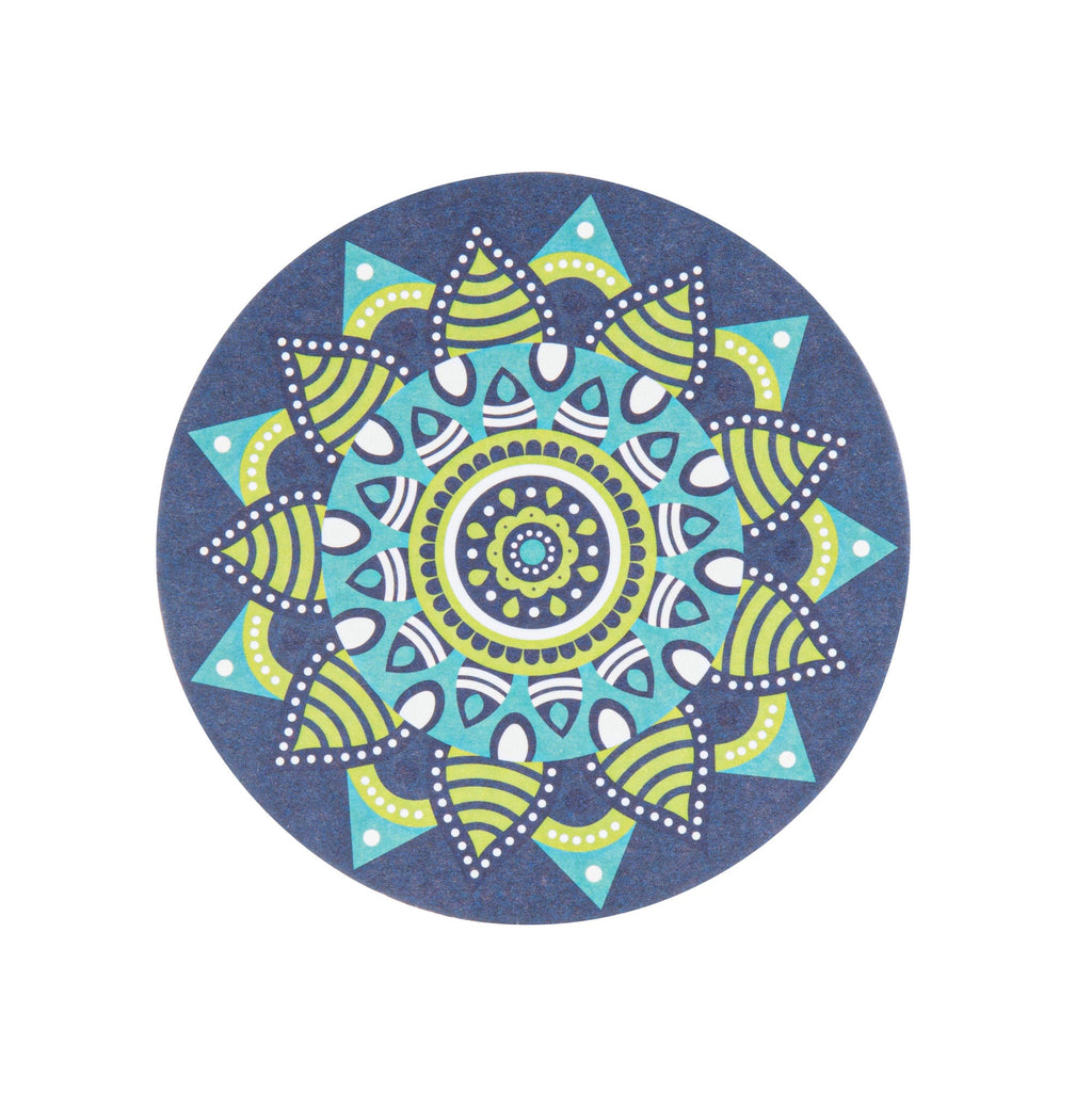Bar Lux Round Floral Paper Coaster - 6 Assorted Designs - 4" - 480 count box