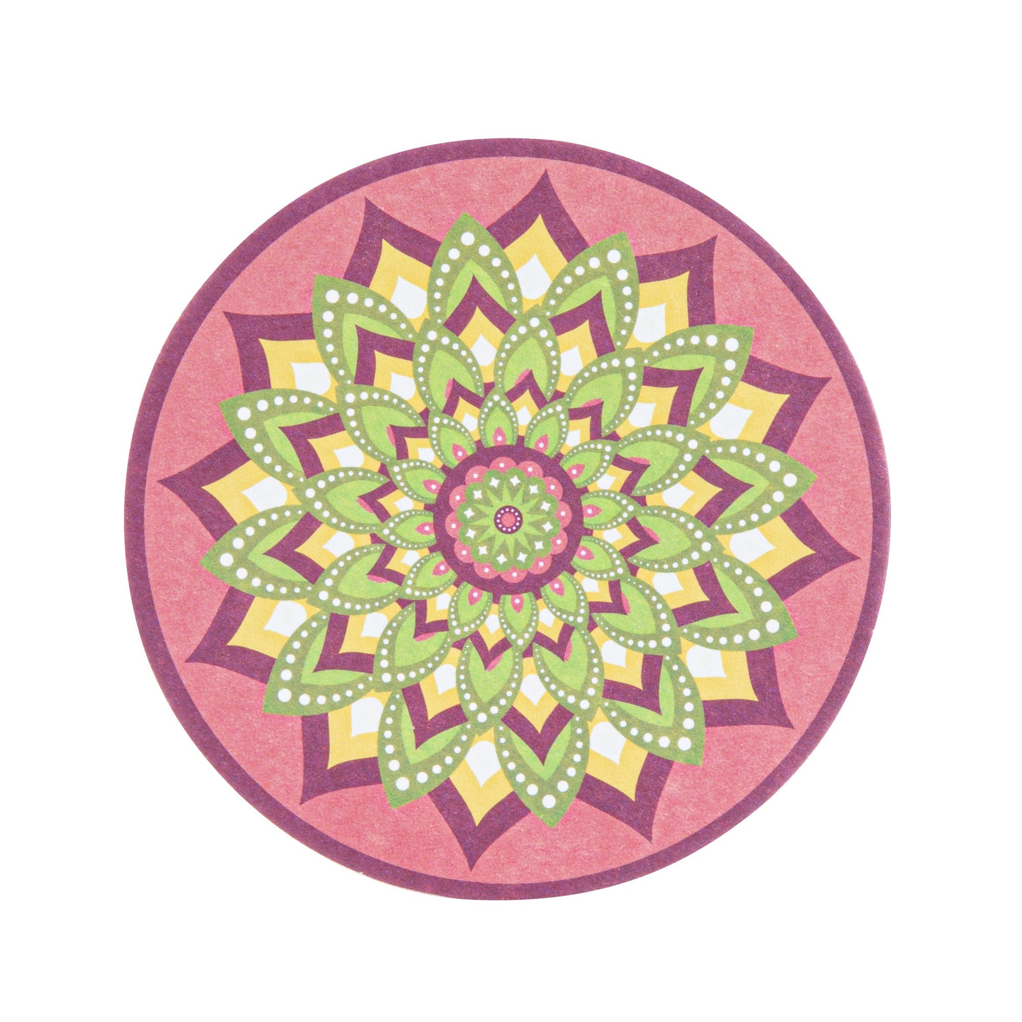Bar Lux Round Floral Paper Coaster - 6 Assorted Designs - 4" - 480 count box