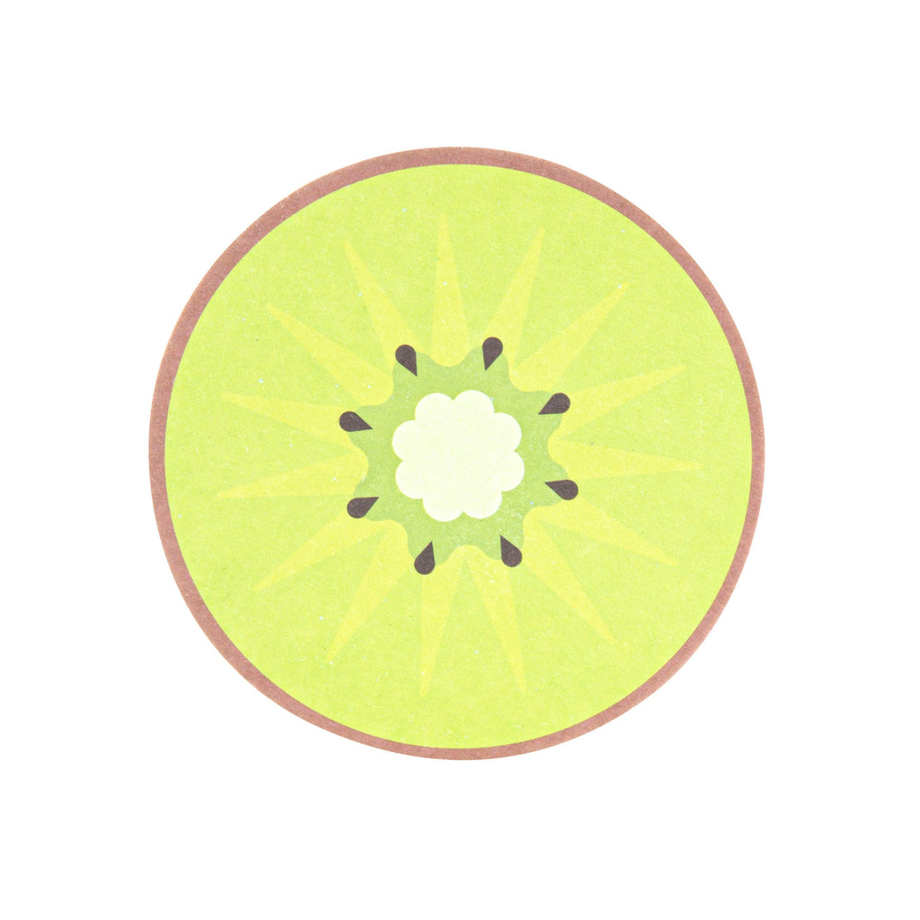 Bar Lux Round Fruit Paper Coaster - 6 Assorted Designs - 4" - 480 count box