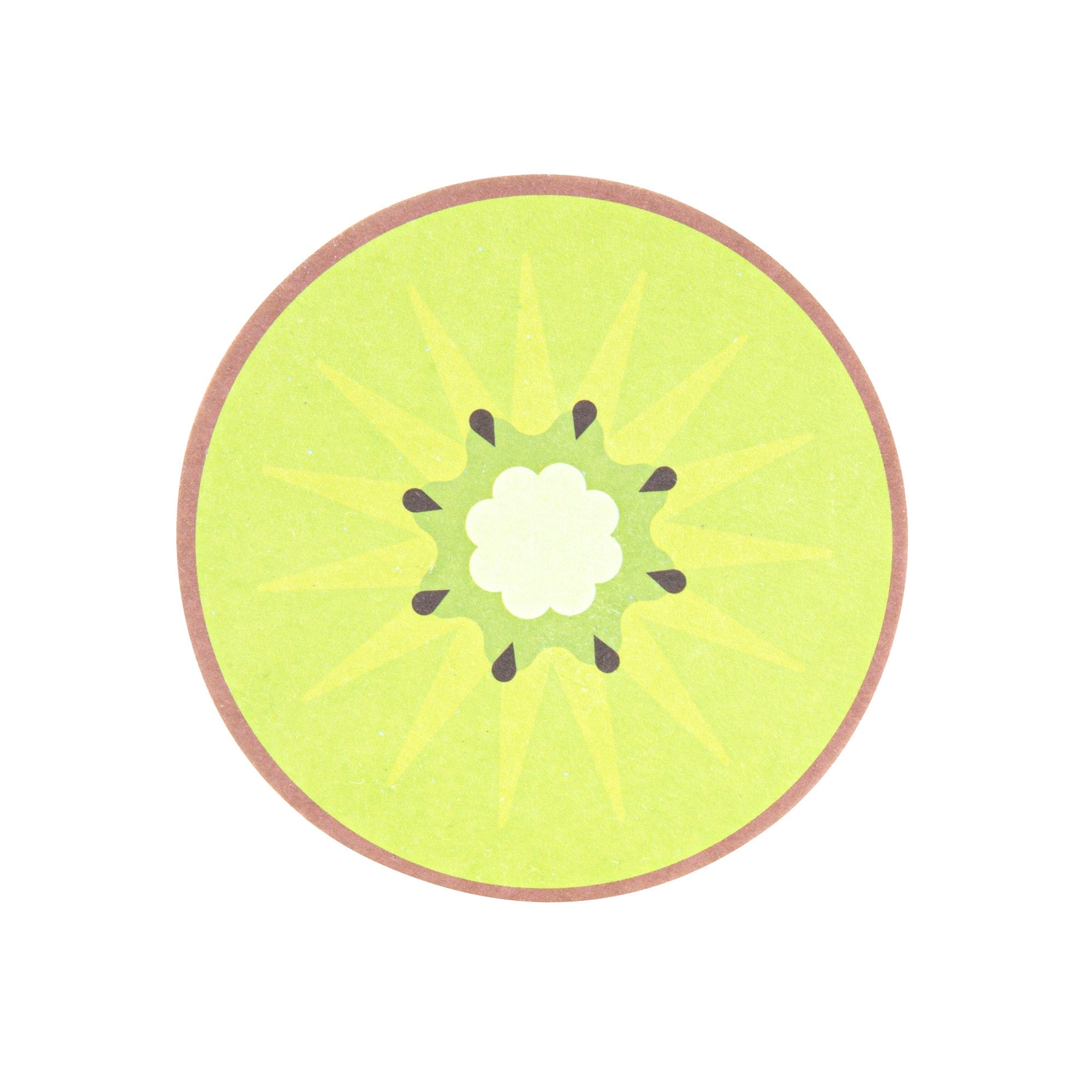 Bar Lux Round Fruit Paper Coaster - 6 Assorted Designs - 4" - 480 count box