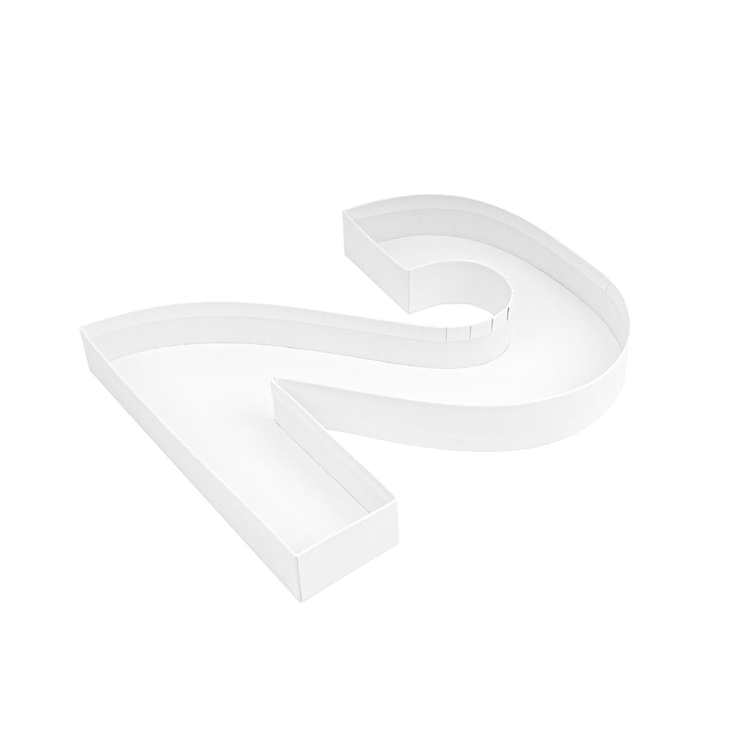 Chef 101 White Paper Charcuterie Fillable Number 2 Tray - 12" x 10" x 1 1/2" - 1 count box