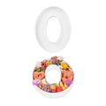 Chef 101 White Paper Charcuterie Fillable Number 0 Tray - 12" x 10" x 1 1/2" - 1 count box
