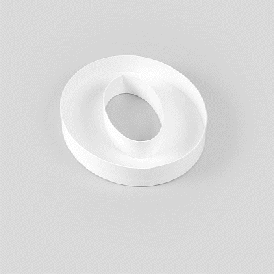 Chef 101 White Paper Charcuterie Fillable Number 0 Tray - 12" x 10" x 1 1/2" - 1 count box