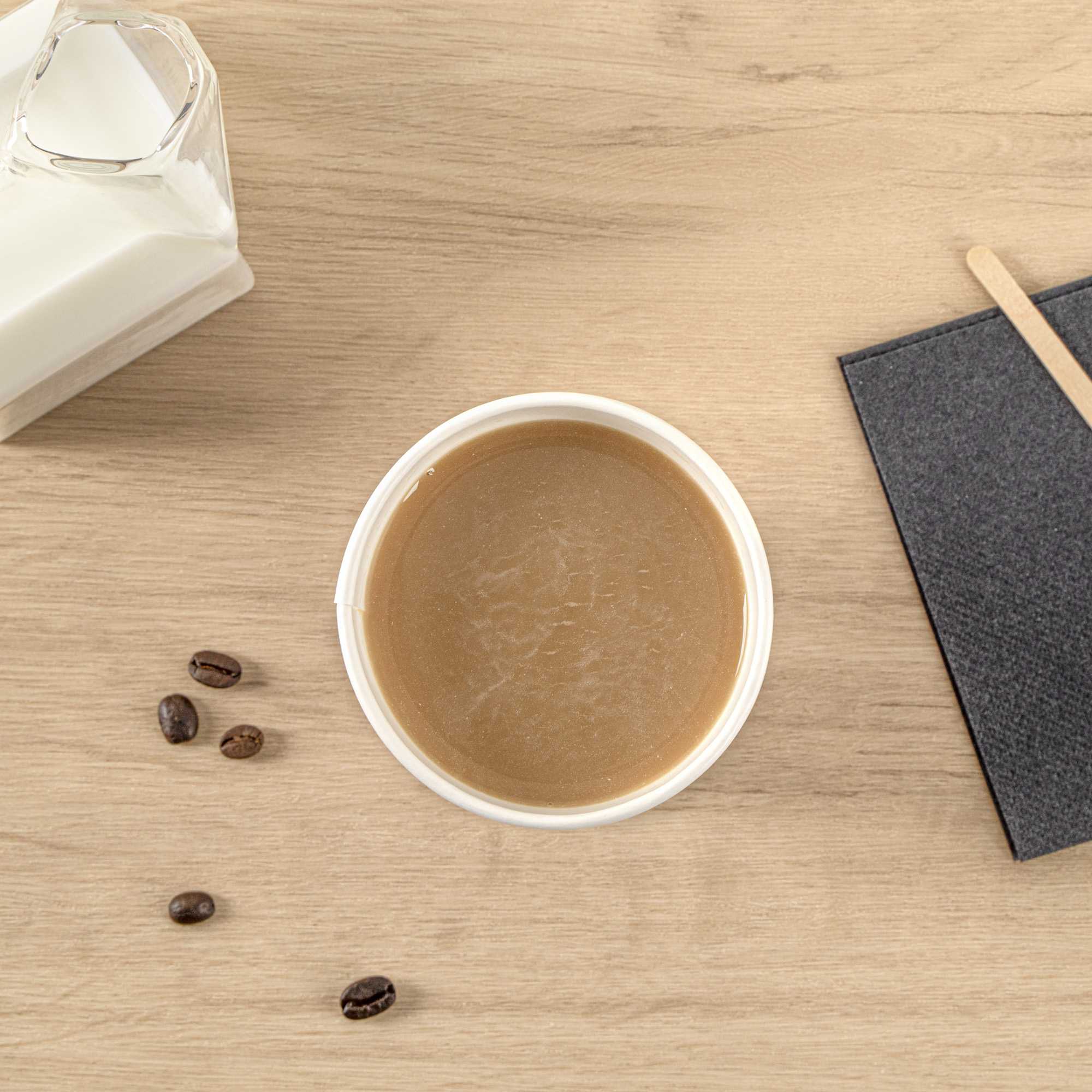 Restpresso 12 oz Purple Paper Insulated Hot Cup - Ideas Come After Coffee - 500 count box