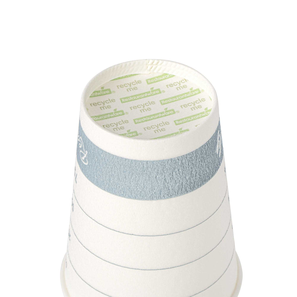 Restpresso 12 oz Green Paper Insulated Hot Cup - Readiness Meter - 25 count box
