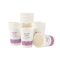 Restpresso 12 oz Pink Paper Insulated Hot Cup - Ok, But First Coffee - 25 count box
