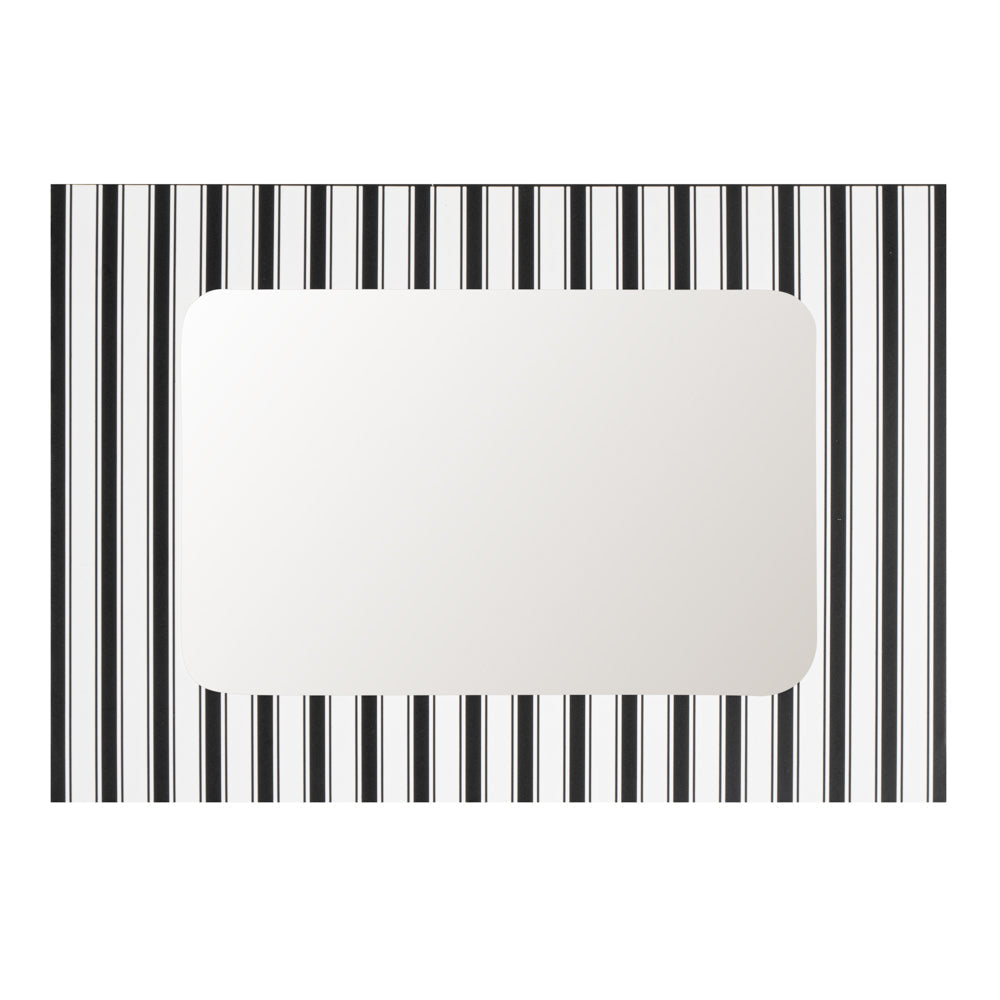 Chef 101 57 oz Rectangle Black and White Paper Extra Large Bio Take Out Container- Windows,PLA Lining - 8" x 5 1/2" x 2 1/2" - 200 count box