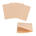 Bag Tek Kraft Paper Medium Double Open Bag - Greaseproof - 7" x 6 3/4" - 100 count box