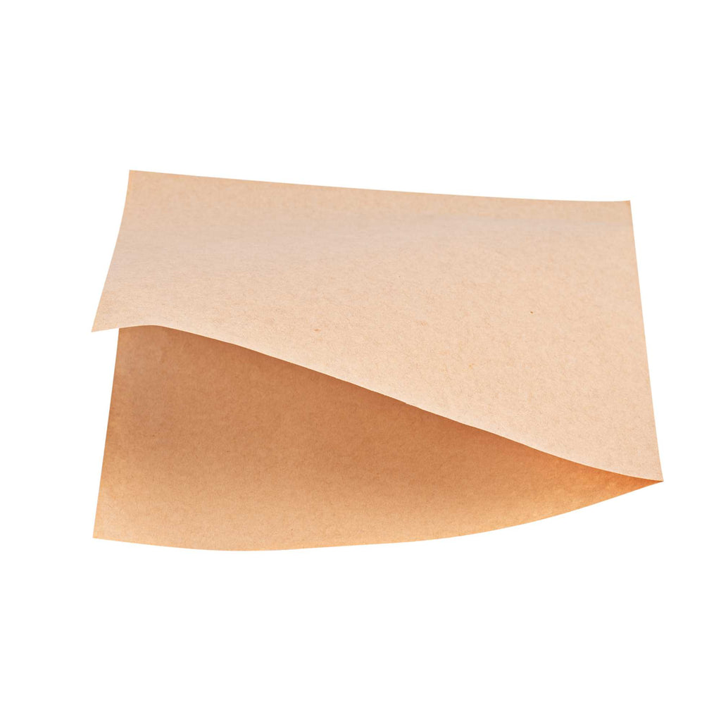 Bag Tek Kraft Paper Medium Double Open Bag - Greaseproof - 7" x 6 3/4" - 5000 count box