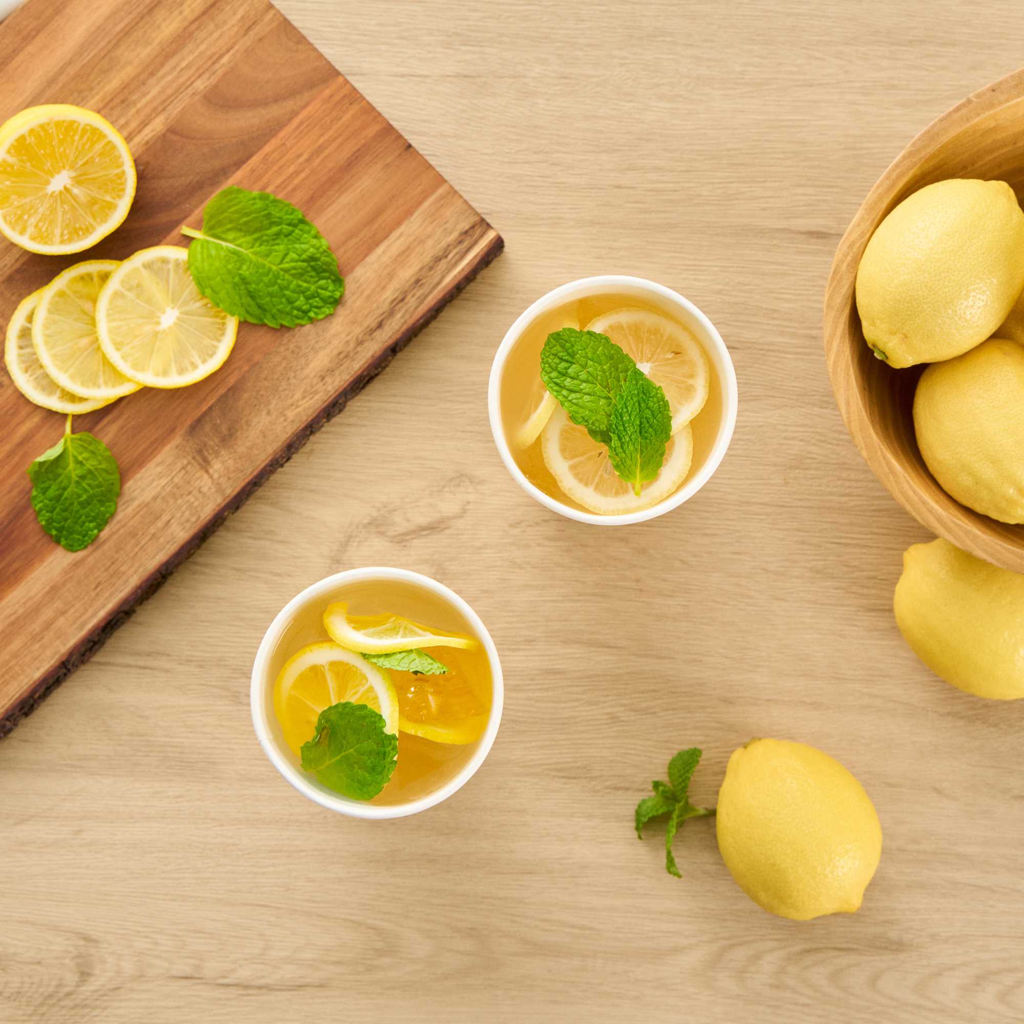 Chef 101 24 oz Tall Poly Paper Lemonade Cup - 25 count box