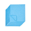 Clean Tek Professional Blue Reusable Swedish Dishcloth - Biodegradable - 6 3/4" x 7 3/4" - 10 count box