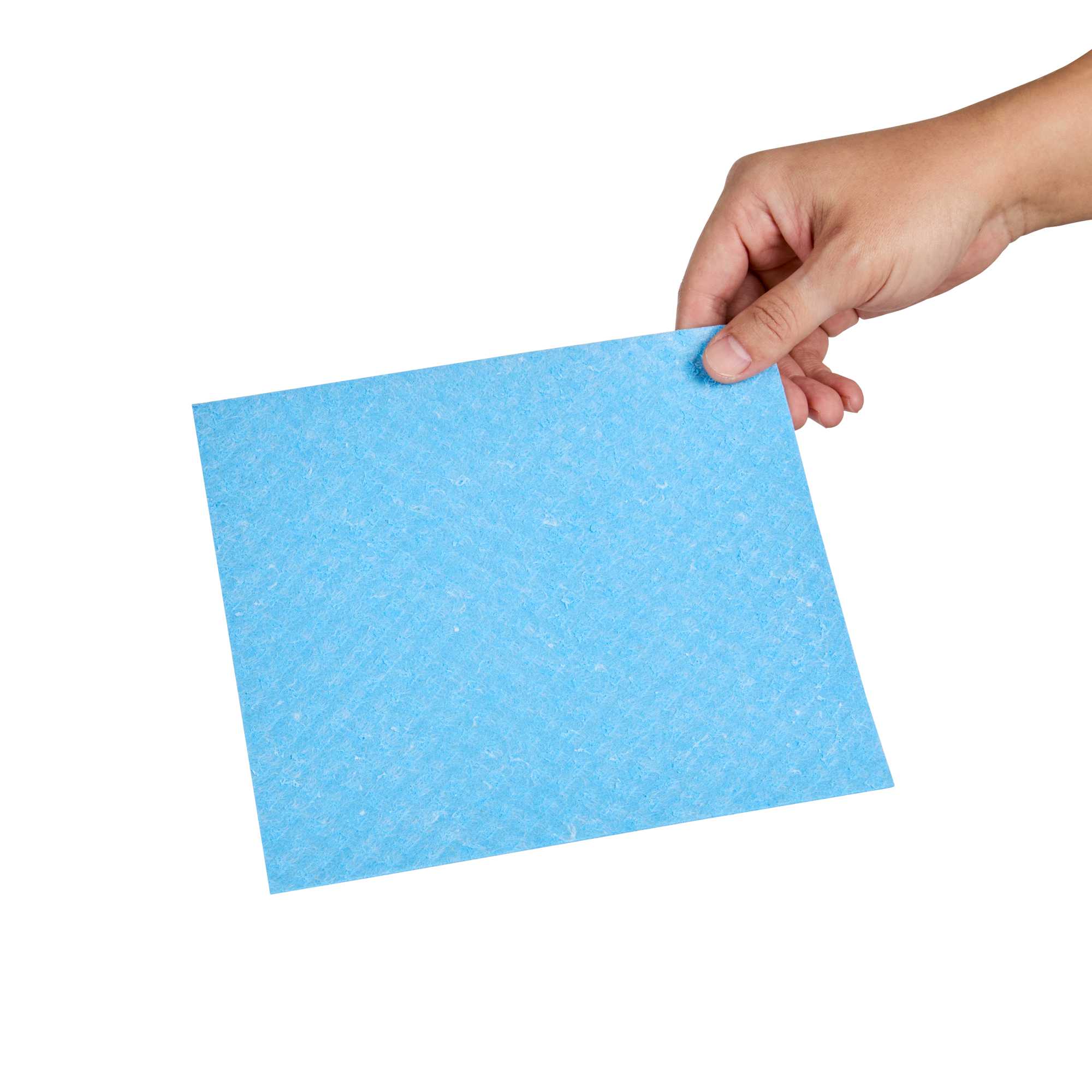 Clean Tek Professional Blue Reusable Swedish Dishcloth - Biodegradable - 6 3/4" x 7 3/4" - 10 count box