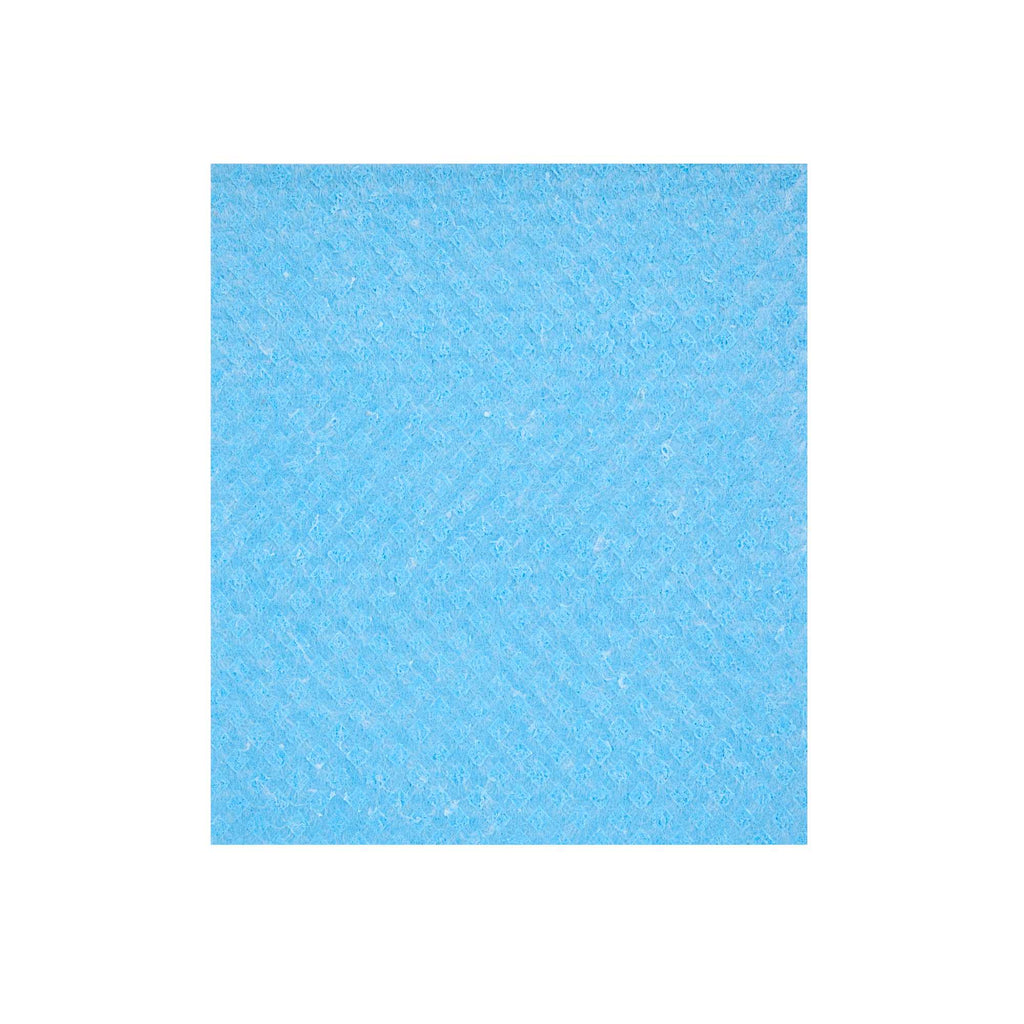 Clean Tek Professional Blue Reusable Swedish Dishcloth - Biodegradable - 6 3/4" x 7 3/4" - 10 count box