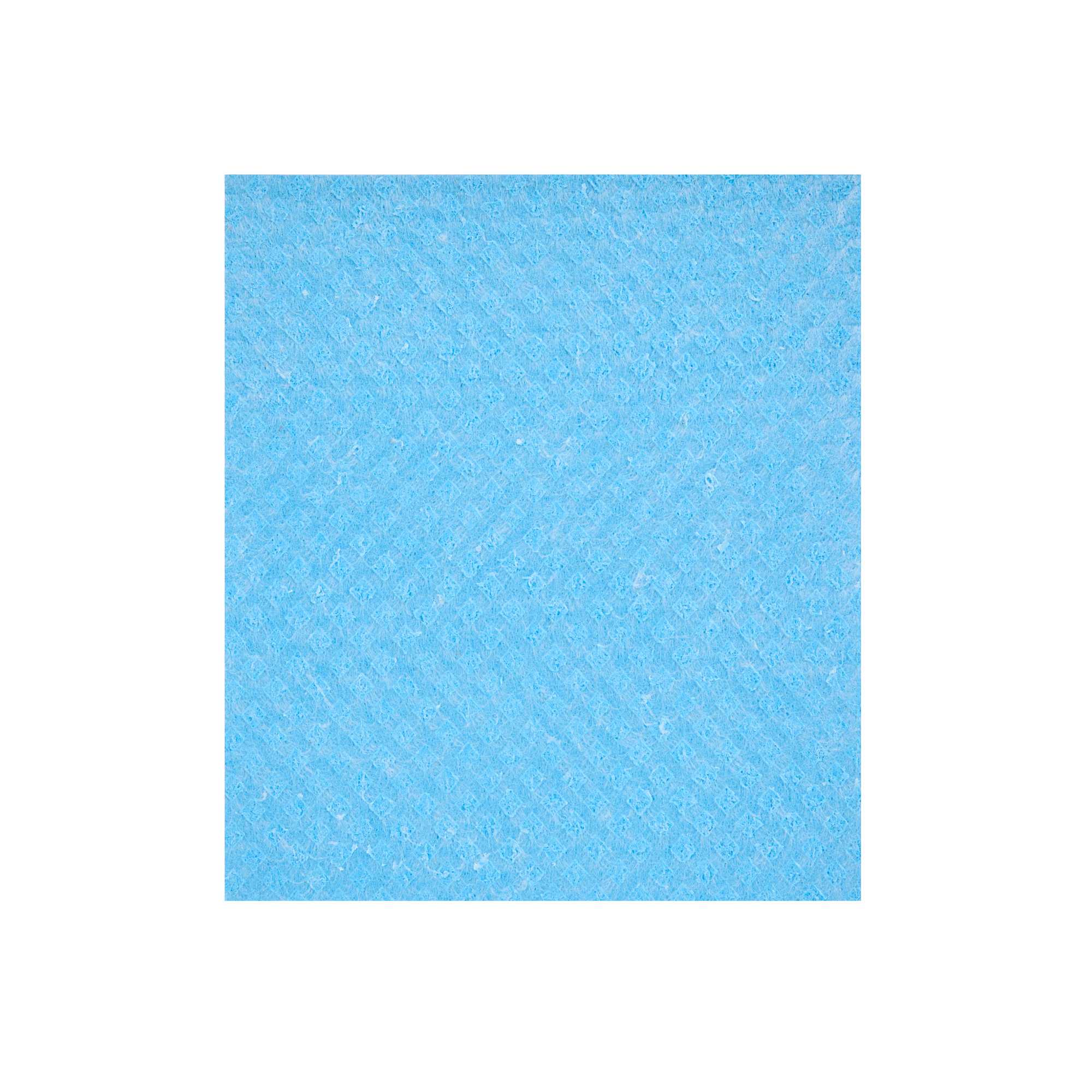 Clean Tek Professional Blue Reusable Swedish Dishcloth - Biodegradable - 6 3/4" x 7 3/4" - 10 count box