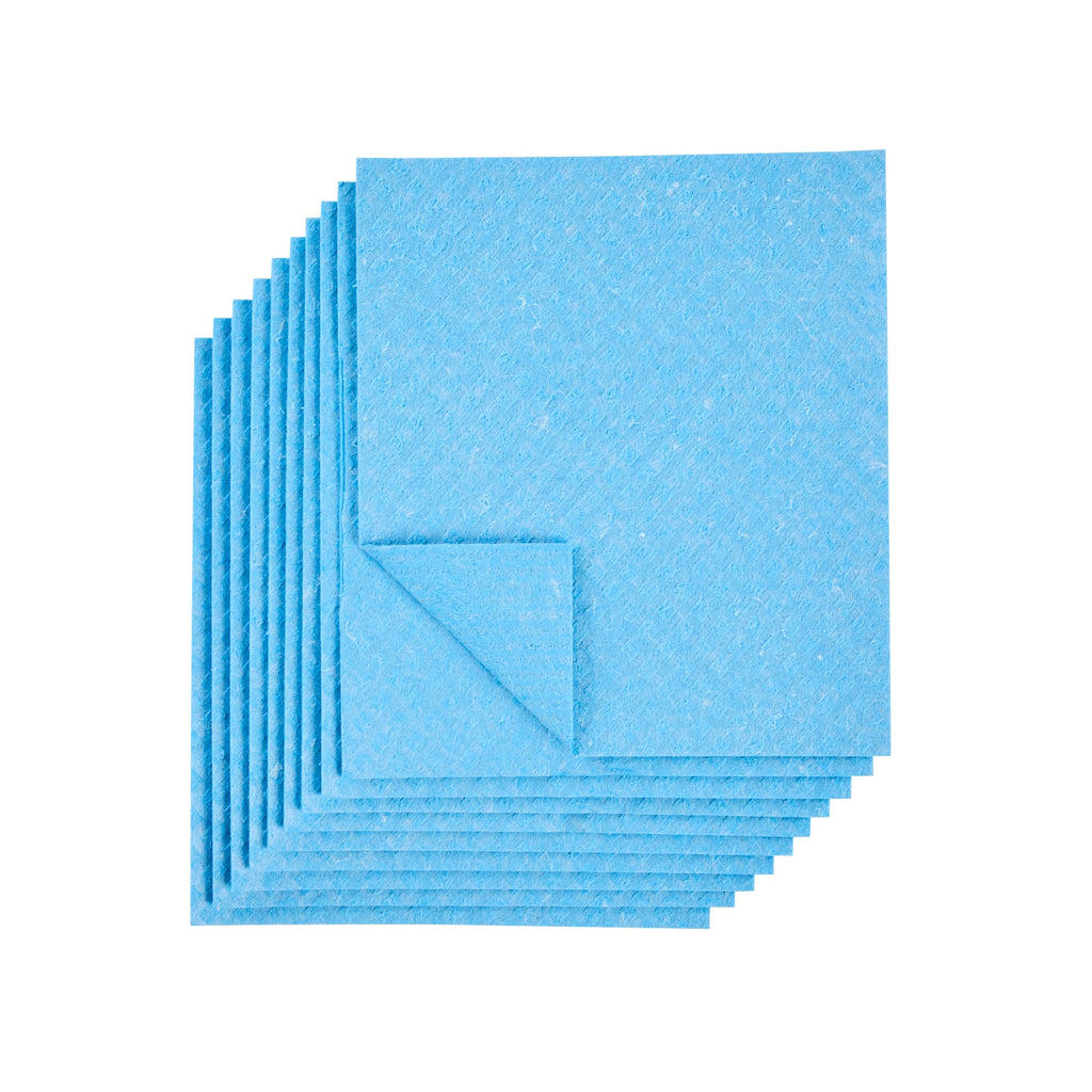 Clean Tek Professional Blue Reusable Swedish Dishcloth - 6 3/4" x 7 3/4" - 200 count box