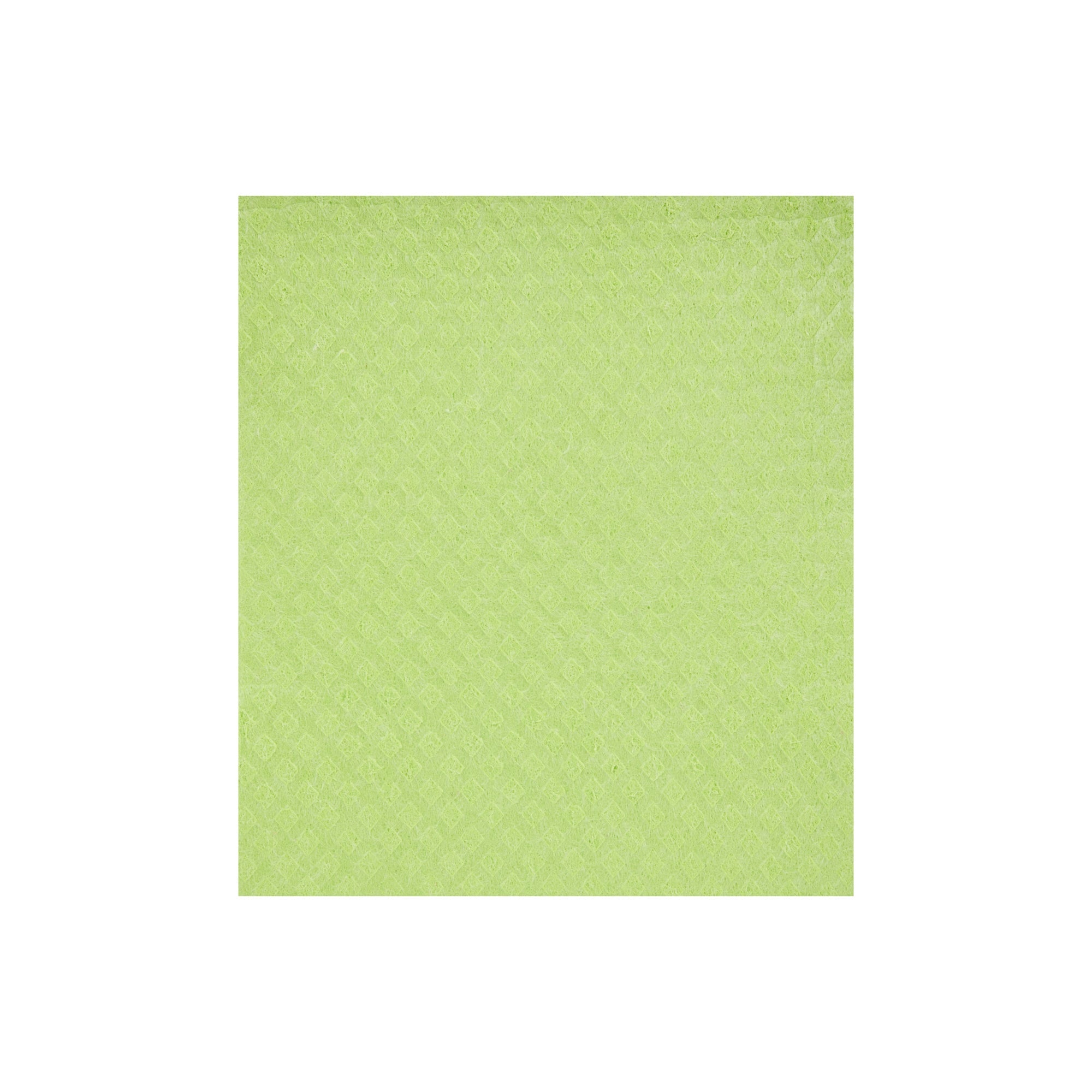 Clean Tek Professional Green Reusable Swedish Dishcloth - 6 3/4" x 7 3/4" - 200 count box