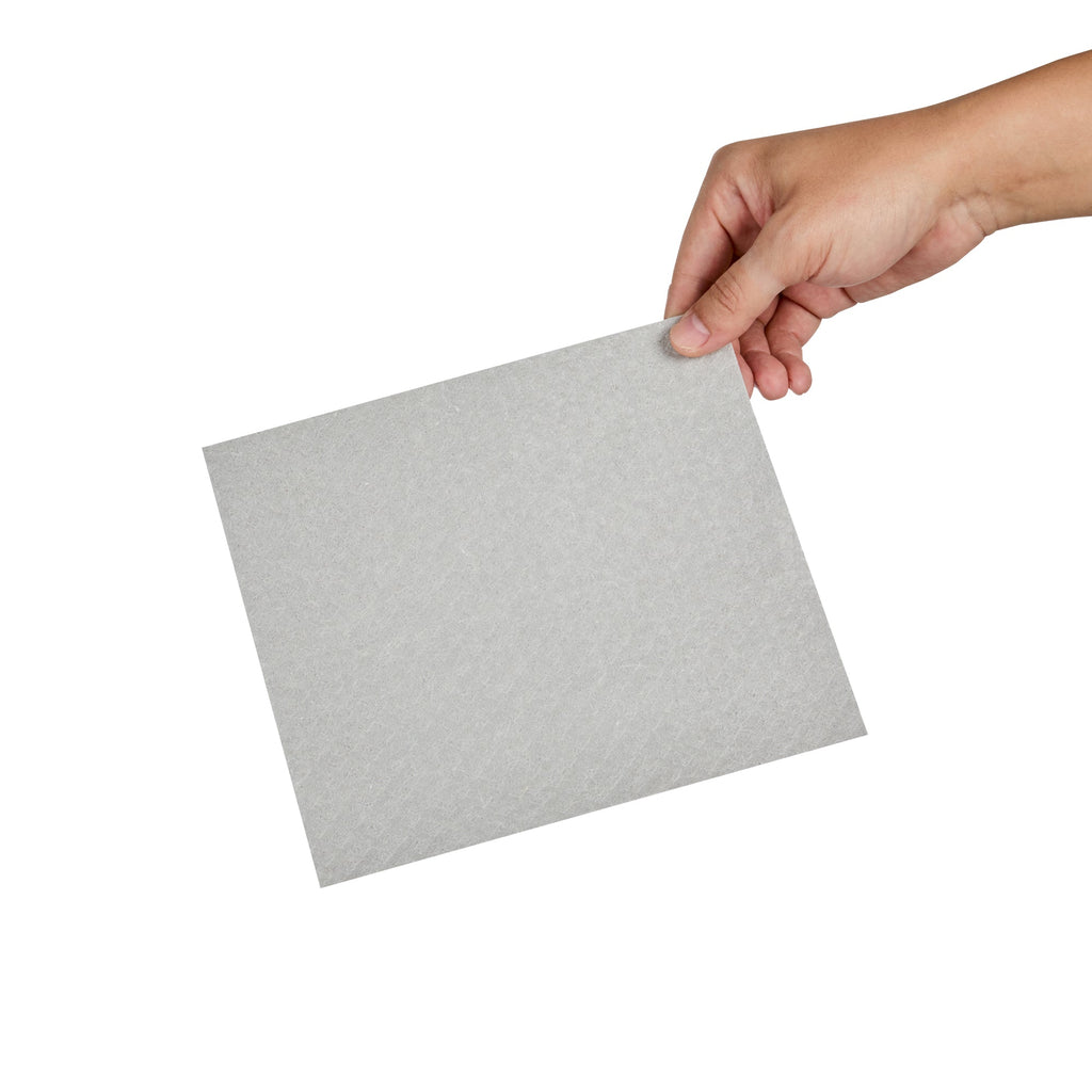 Clean Tek Professional Gray Reusable Swedish Dishcloth - 6 3/4" x 7 3/4" - 200 count box