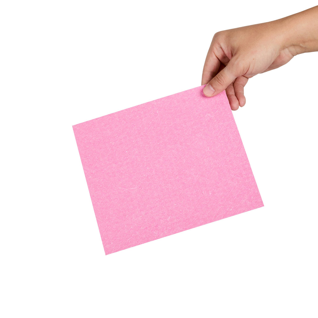 Clean Tek Professional Pink Reusable Swedish Dishcloth - 6 3/4" x 7 3/4" - 200 count box