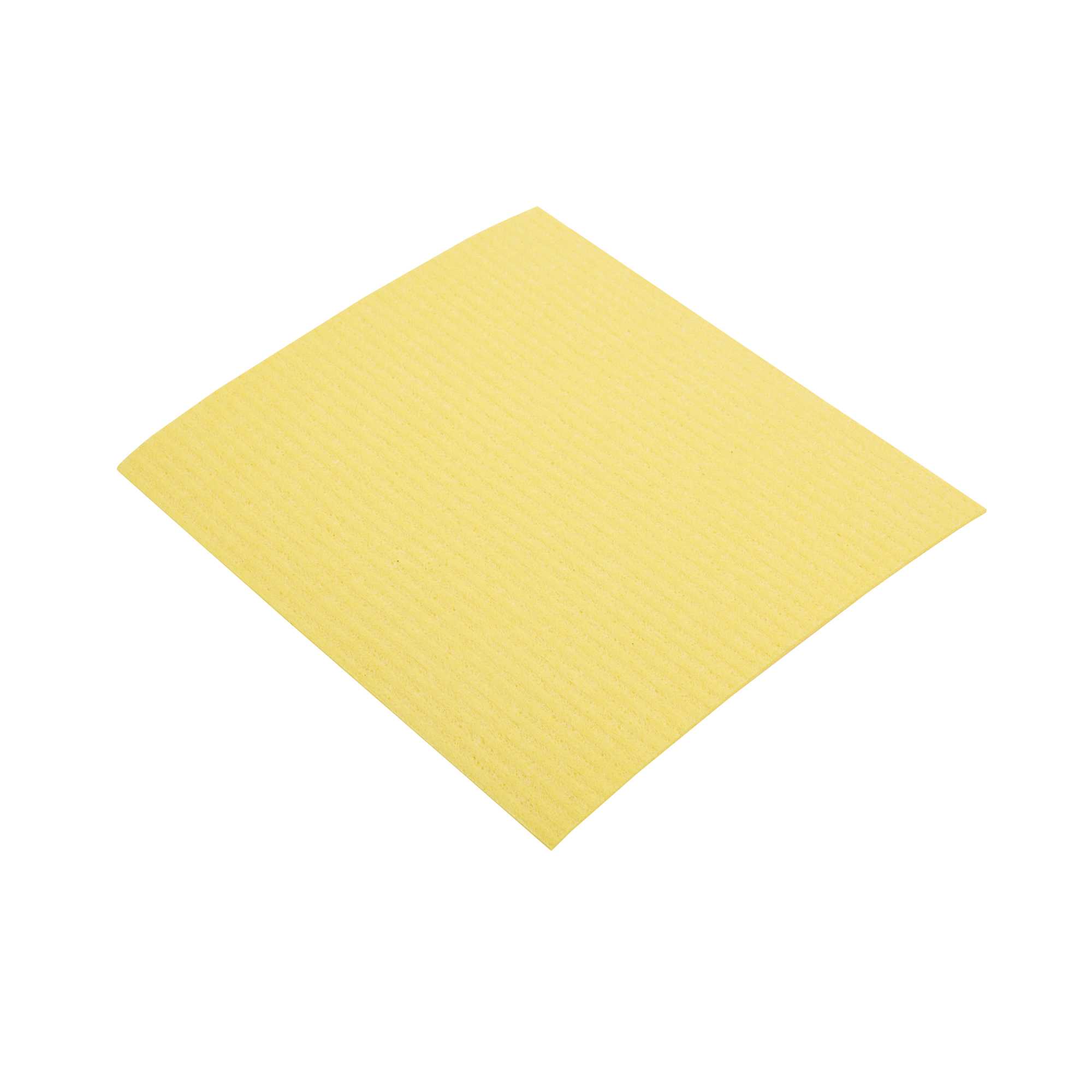 Clean Tek Professional Yellow Reusable Swedish Dishcloth - Biodegradable - 6 3/4" x 7 3/4" - 10 count box