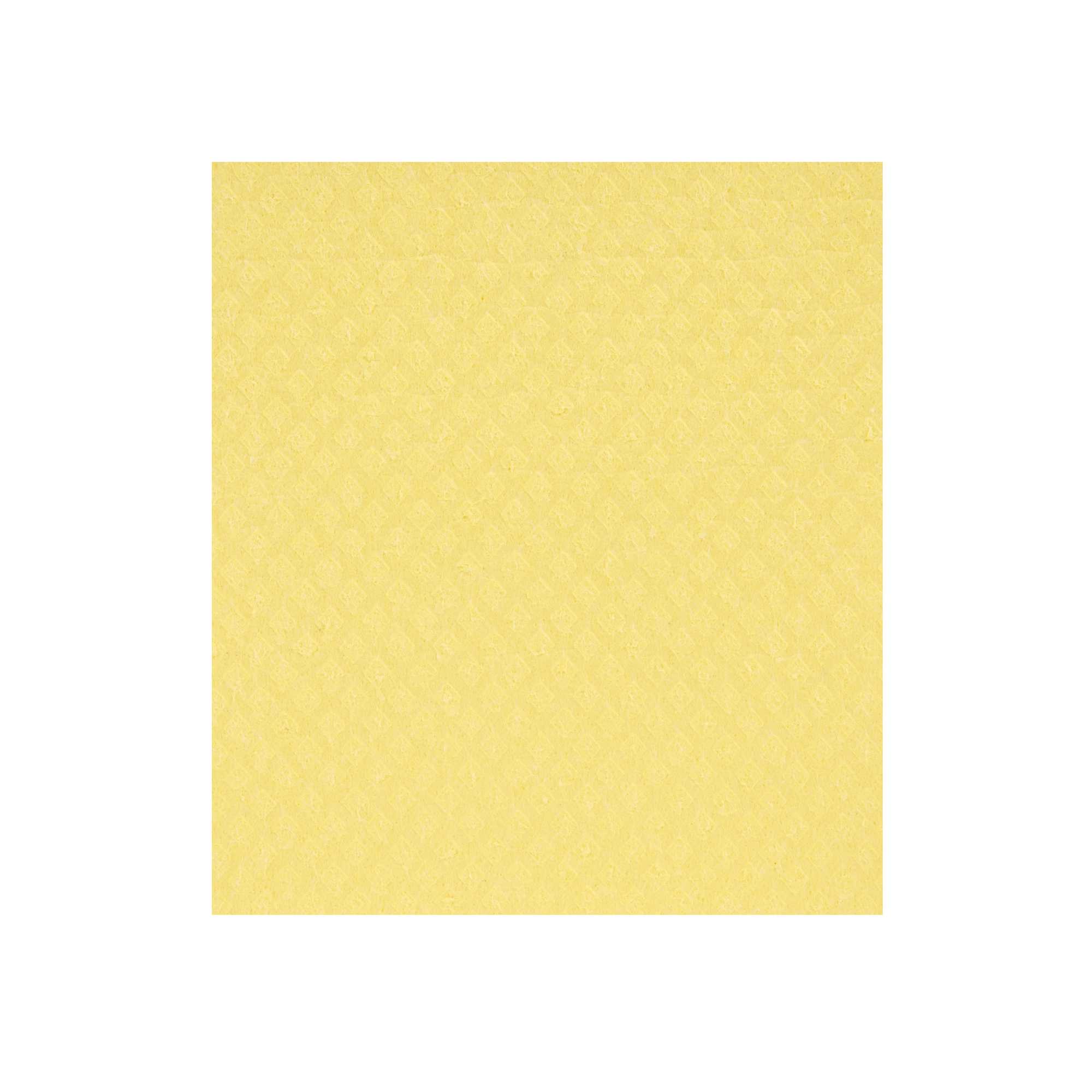 Clean Tek Professional Yellow Reusable Swedish Dishcloth - Biodegradable - 6 3/4" x 7 3/4" - 10 count box