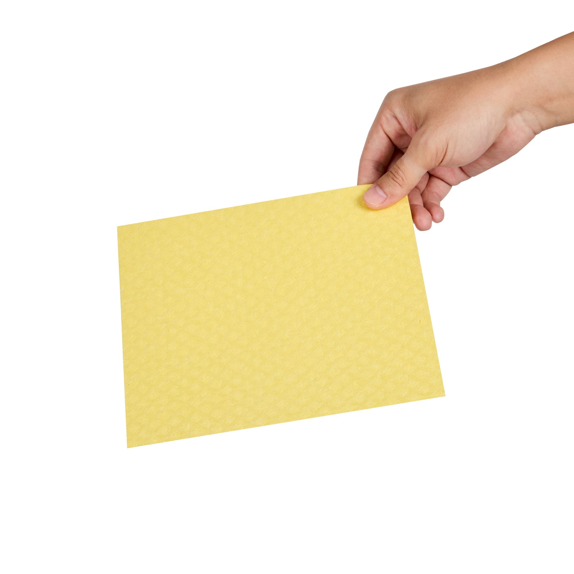 Clean Tek Professional Yellow Reusable Swedish Dishcloth - 6 3/4" x 7 3/4" - 200 count box
