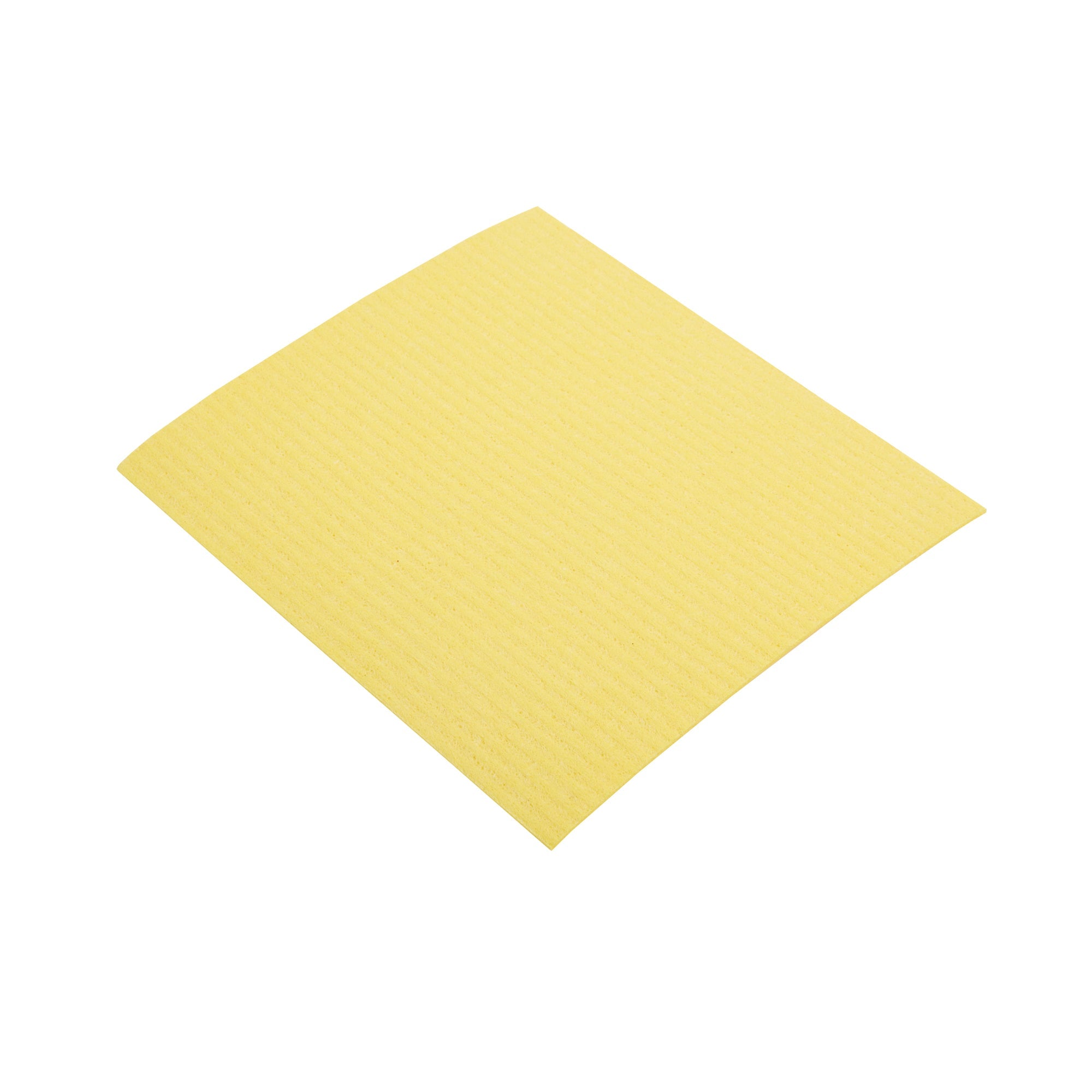 Clean Tek Professional Yellow Reusable Swedish Dishcloth - 6 3/4" x 7 3/4" - 200 count box