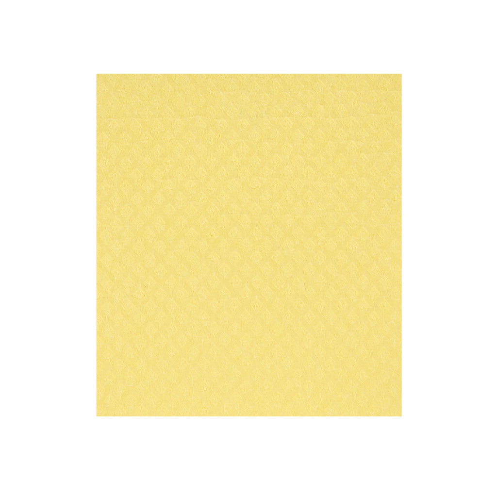Clean Tek Professional Yellow Reusable Swedish Dishcloth - 6 3/4" x 7 3/4" - 200 count box