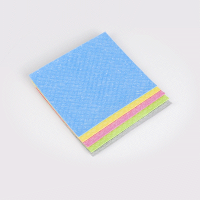 Clean Tek Professional Assorted Reusable Swedish Dishcloth - Biodegradable - 6 3/4" x 7 3/4" - 10 count box