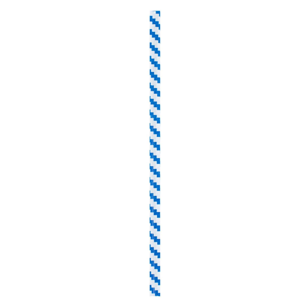 Bag Tek Blue Stripe Paper Twist Tie / Bag Tie - Laminated - 4" - 50000 count box