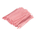 Bag Tek Red Stripe Paper Twist Tie / Bag Tie - Laminated - 4" - 50000 count box