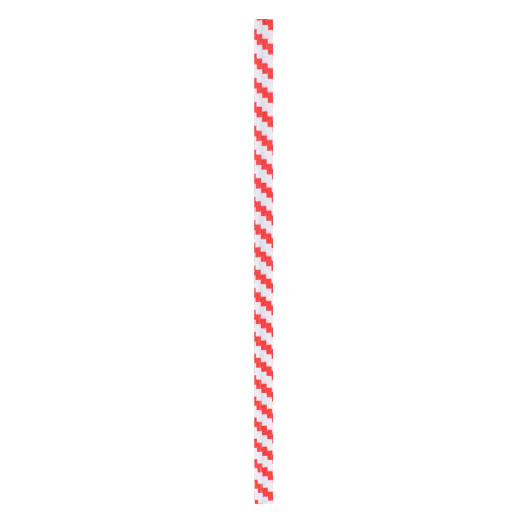 Bag Tek Red Stripe Paper Twist Tie / Bag Tie - Laminated - 4" - 5000 count box
