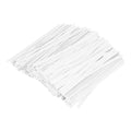 Bag Tek White Paper Twist Tie / Bag Tie - Laminated - 4" - 5000 count box