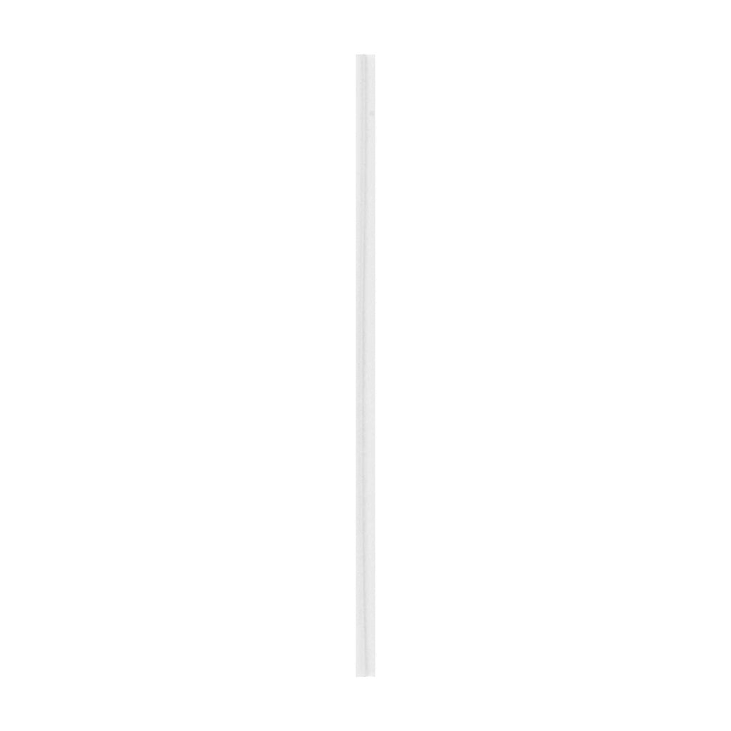 Bag Tek White Paper Twist Tie / Bag Tie - Laminated - 4" - 500 count box
