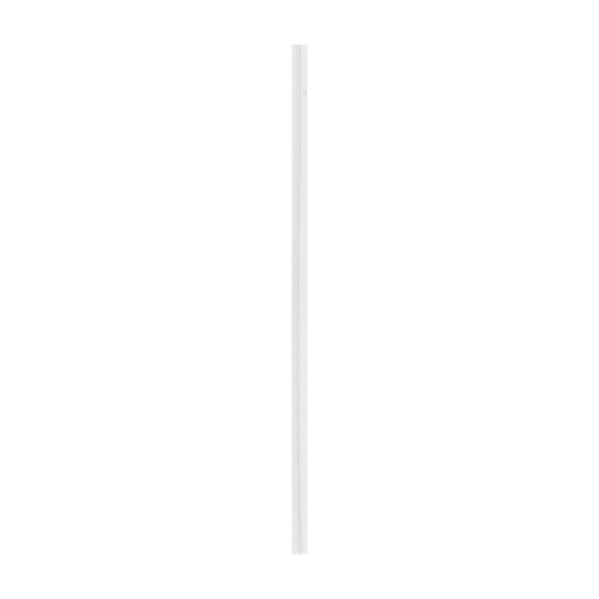 Bag Tek White Paper Twist Tie / Bag Tie - Laminated - 4" - 50000 count box