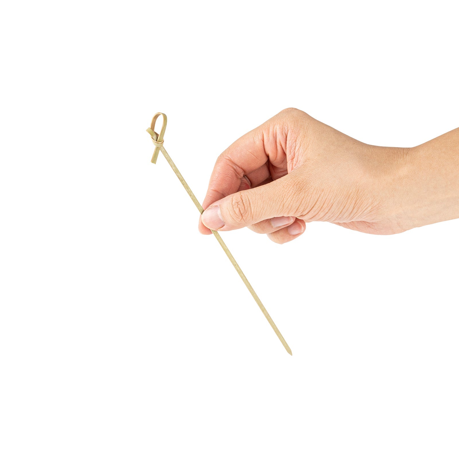 Pixy Natural Bamboo Knotted Skewer - 6" x 1/2" - 1000 count box