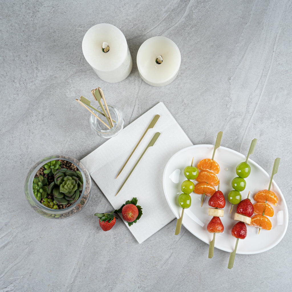 Pixy Natural Bamboo Paddle Skewer - 6" - 1000 count box