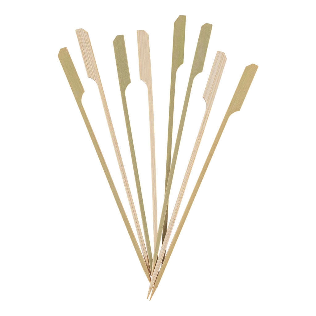 Pixy Natural Bamboo Paddle Skewer - 8" - 1000 count box