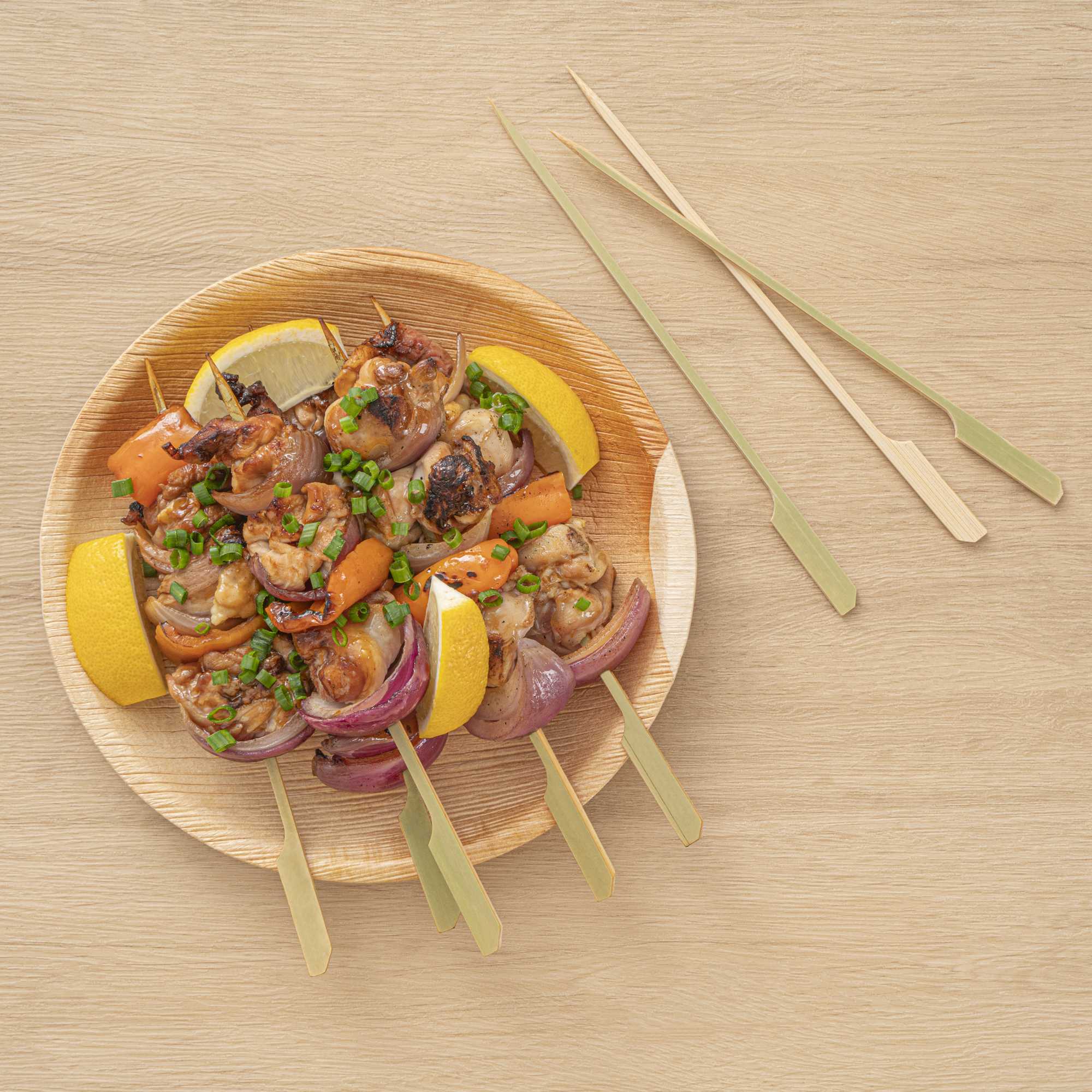 Pixy Natural Bamboo Paddle Skewer - 8" - 1000 count box