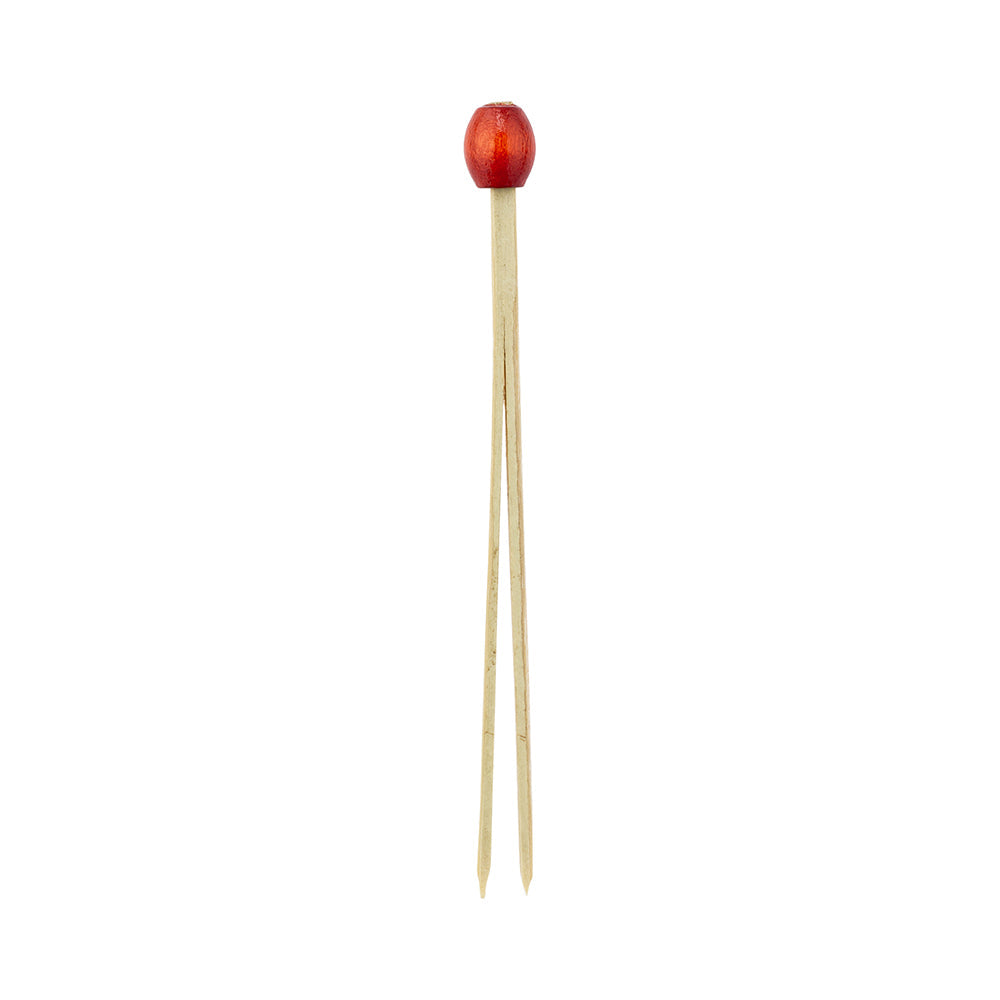 Pixy Natural Bamboo Double Pick - 3 1/2" - 1000 count box